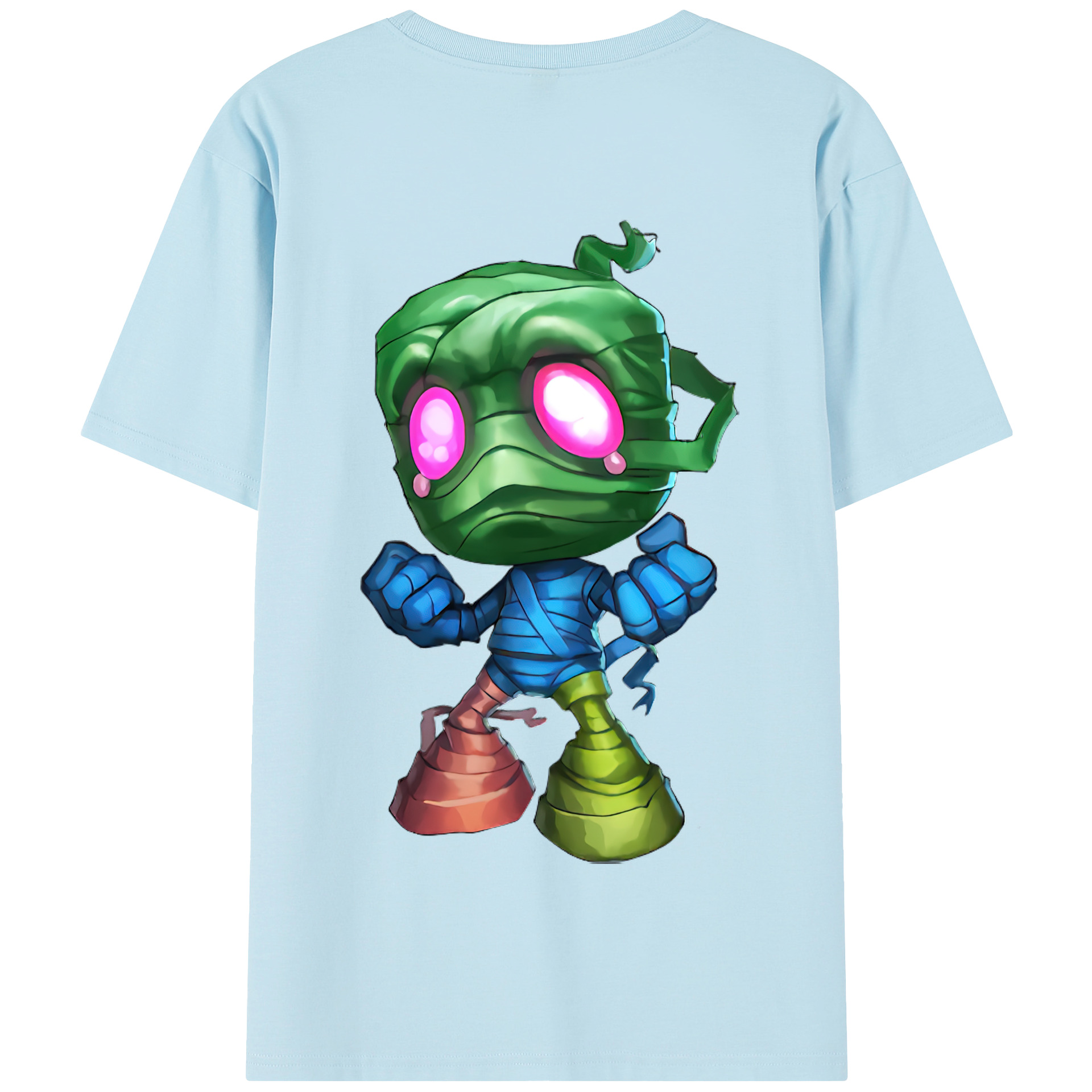 リーグ・オブ・レジェンド League of Legends LOL 綿100％半袖Tシャツ（背面プリント）